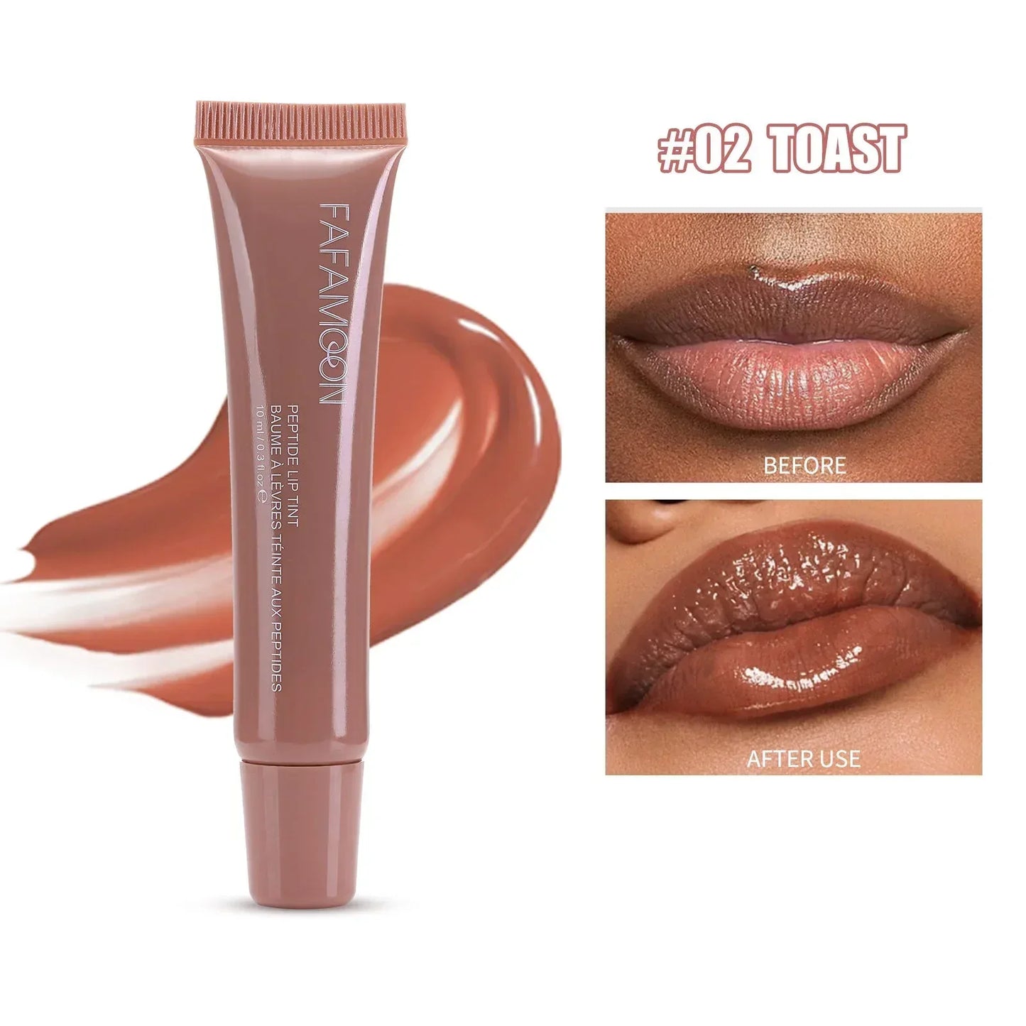Waterproof Tea Red Lip Gloss - Long Lasting Korean Makeup - Zentelle Beauty