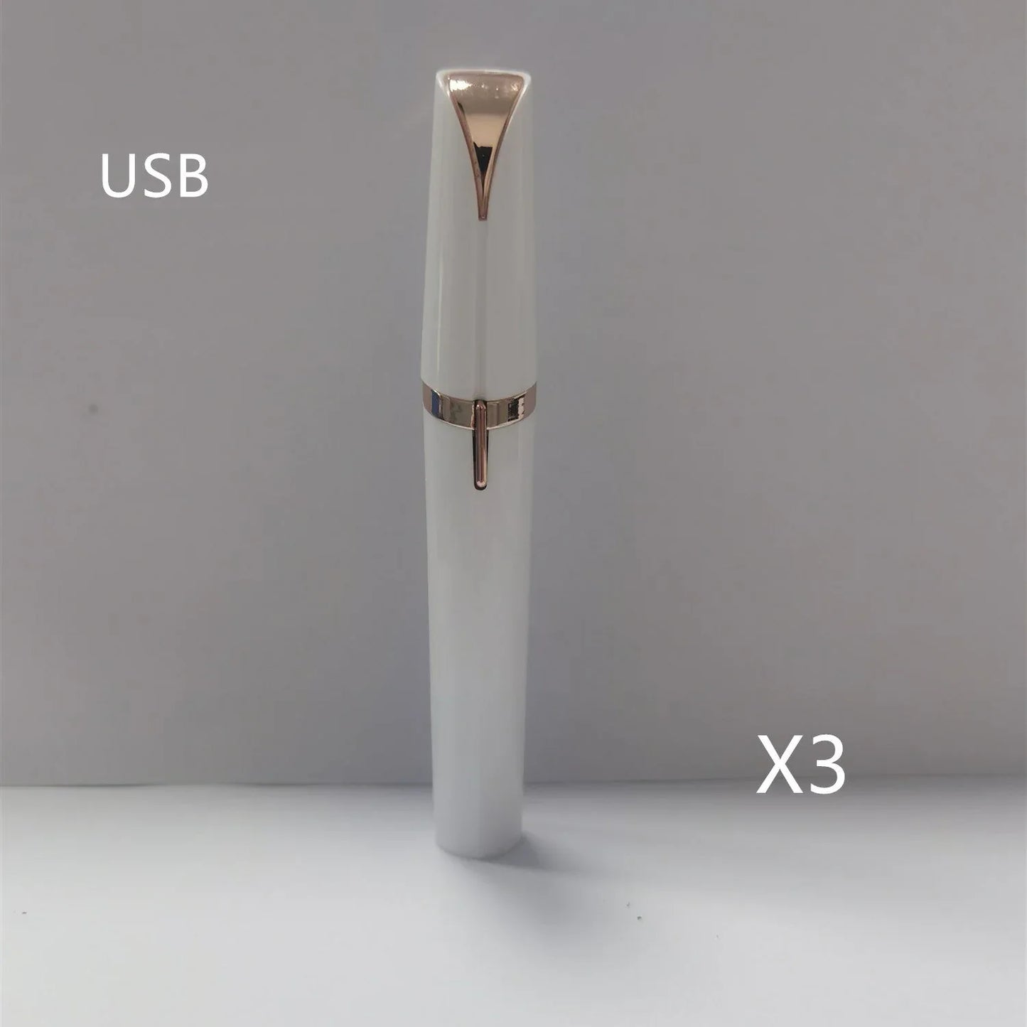 Painless Mini Electric Eyebrow Trimmer with LED Light - Zentelle Beauty