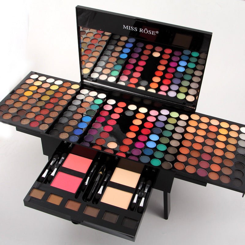 180 Colors Eyes Shadow Blush Set Personalized Piano - shaped Makeup Palette Box - Zentelle Beauty
