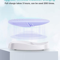 303 Facial Cleansing Brush Violet Bundled Hair Steamer - Zentelle Beauty