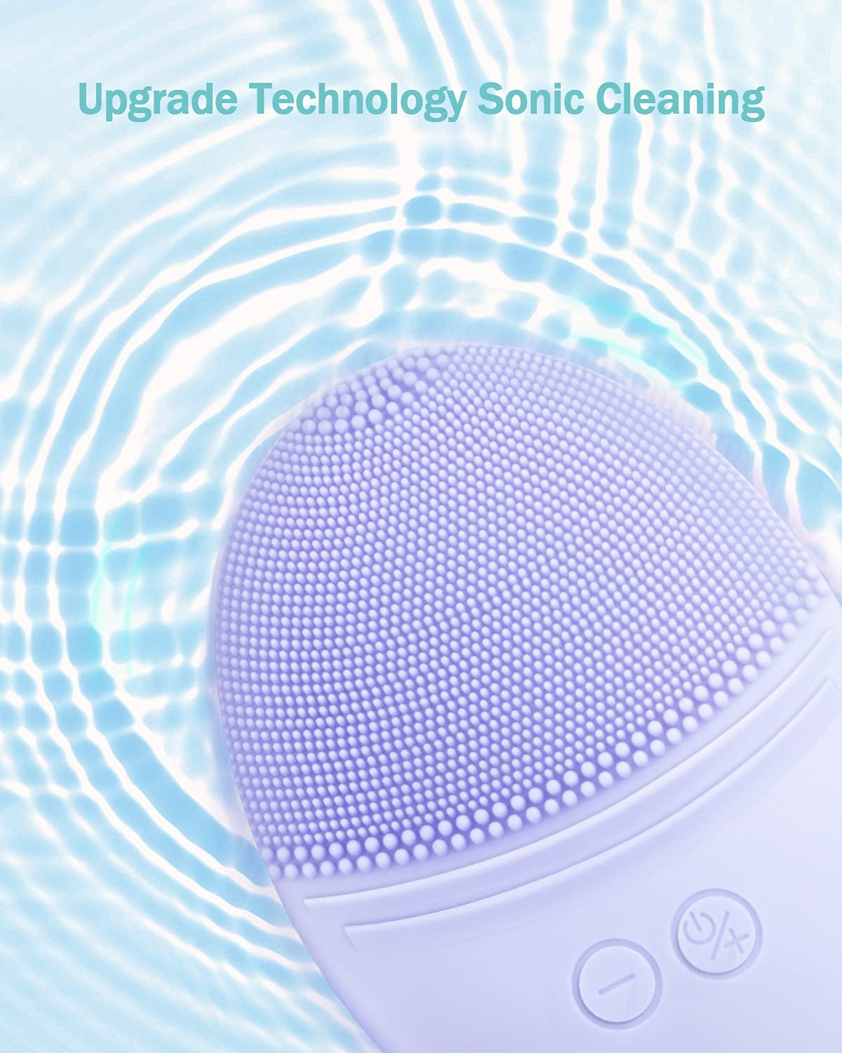 303 Facial Cleansing Brush Violet Bundled Hair Steamer - Zentelle Beauty
