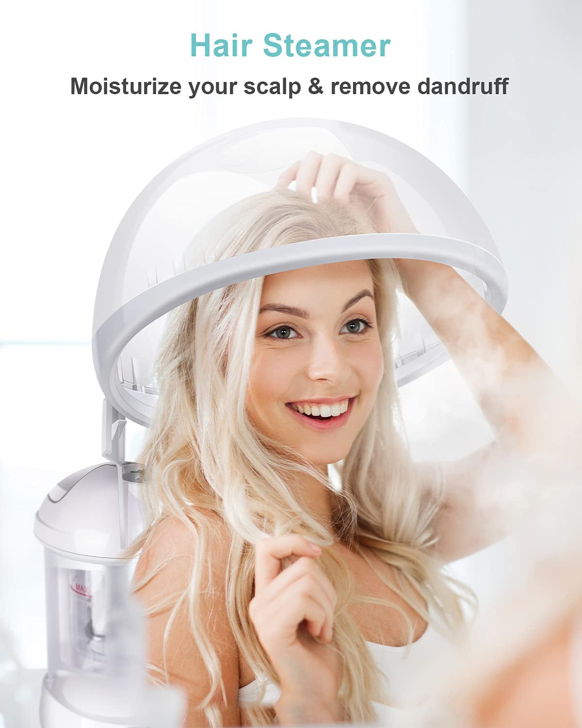 303 Facial Cleansing Brush Violet Bundled Hair Steamer - Zentelle Beauty