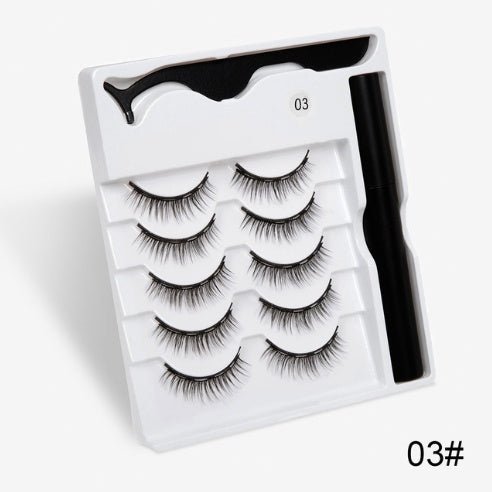 A Pair Of False Eyelashes With Magnets In Fashion - Zentelle Beauty
