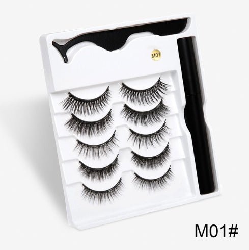 A Pair Of False Eyelashes With Magnets In Fashion - Zentelle Beauty