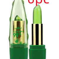 Aloe Vera Gel Color Changing Lipstick Gloss Moisturizer Anti - drying Desalination Fine - grain Lip Blam Care - Zentelle Beauty