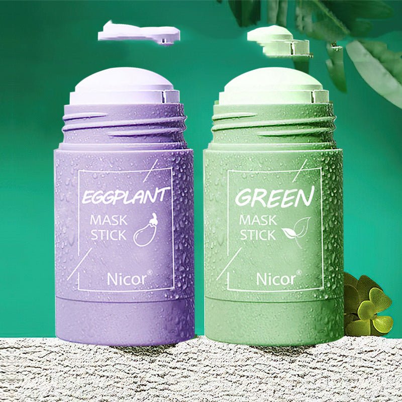 Cleansing Green Tea Mask Clay Stick Oil Control Anti - Acne Whitening Seaweed Mask Skin Care - Zentelle Beauty