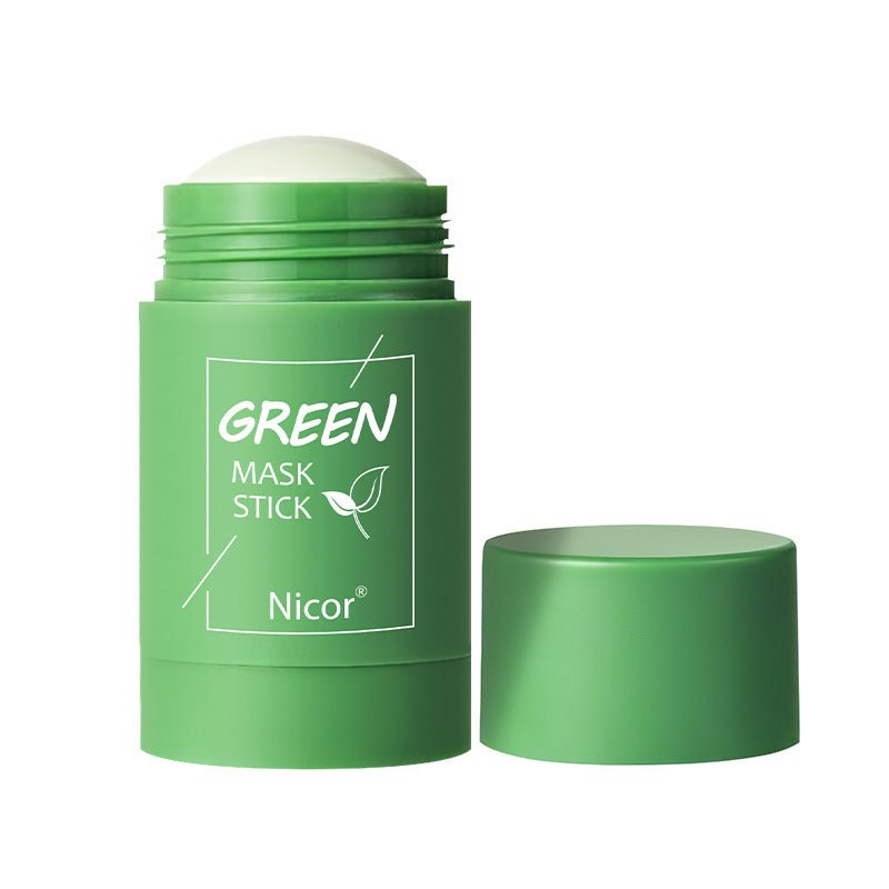 Cleansing Green Tea Mask Clay Stick Oil Control Anti - Acne Whitening Seaweed Mask Skin Care - Zentelle Beauty