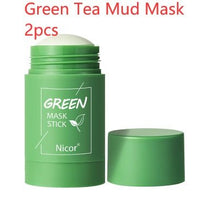 Cleansing Green Tea Mask Clay Stick Oil Control Anti - Acne Whitening Seaweed Mask Skin Care - Zentelle Beauty