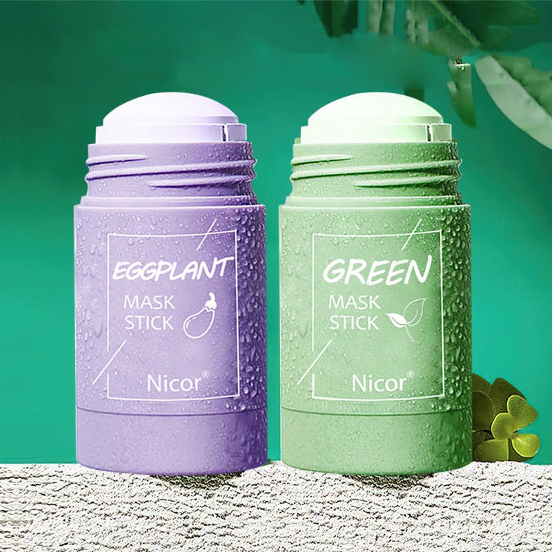 Cleansing Green Tea Mask Clay Stick Oil Control Anti - Acne Whitening Seaweed Mask Skin Care - Zentelle Beauty