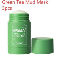 Cleansing Green Tea Mask Clay Stick Oil Control Anti - Acne Whitening Seaweed Mask Skin Care - Zentelle Beauty