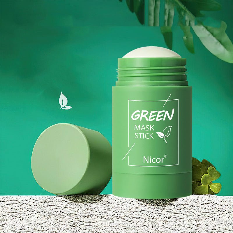 Cleansing Green Tea Mask Clay Stick Oil Control Anti - Acne Whitening Seaweed Mask Skin Care - Zentelle Beauty