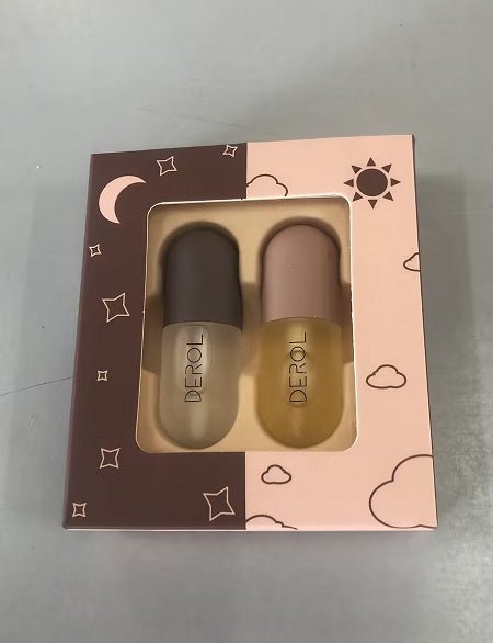 Day Night Instant Volume Lip Plumper Oil Clear Lasting Nourishing Repairing Reduce Lip Fine Line Care Lip Beauty Cosmetic - Zentelle Beauty