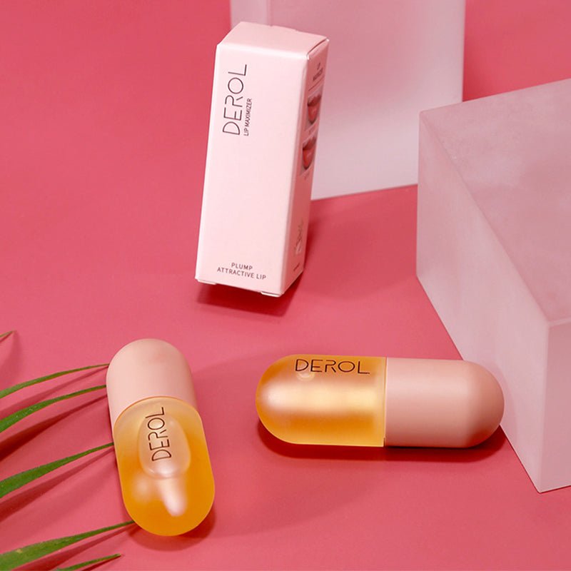 Day Night Instant Volume Lip Plumper Oil Clear Lasting Nourishing Repairing Reduce Lip Fine Line Care Lip Beauty Cosmetic - Zentelle Beauty