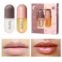 Day Night Instant Volume Lip Plumper Oil Clear Lasting Nourishing Repairing Reduce Lip Fine Line Care Lip Beauty Cosmetic - Zentelle Beauty