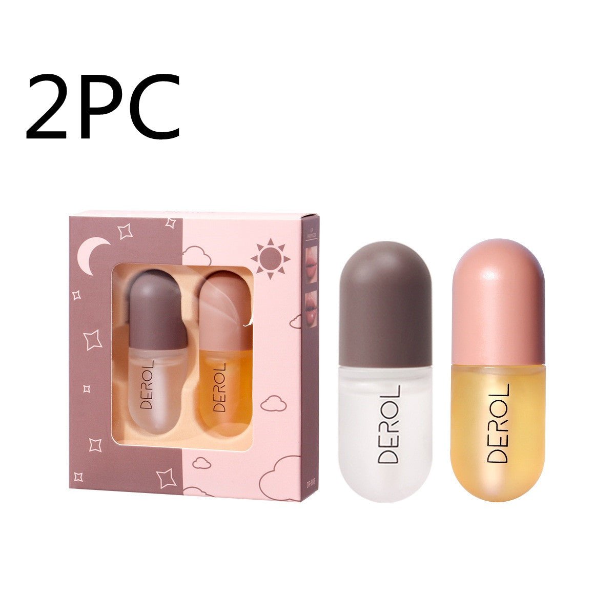 Day Night Instant Volume Lip Plumper Oil Clear Lasting Nourishing Repairing Reduce Lip Fine Line Care Lip Beauty Cosmetic - Zentelle Beauty