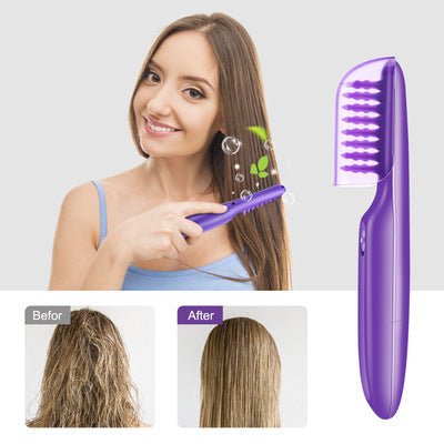 Electric Detangling Brush Scalp Massage Hair Brush - Zentelle Beauty