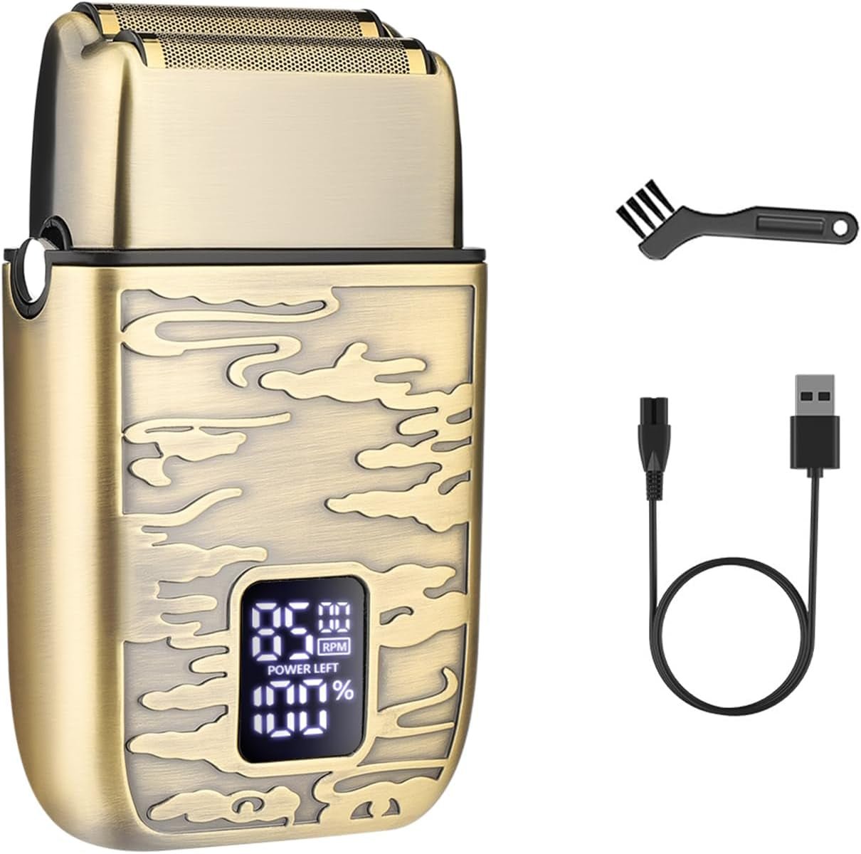Electric Razor, Double Foil, Foil Shavers for Men,Electric Shavers for Men,Cordless Barber Shaver Beard Trimmer - Zentelle Beauty