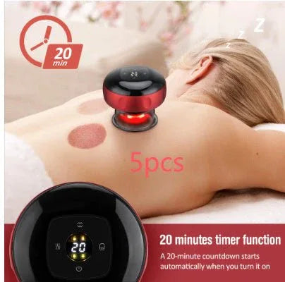 Electric Cupping Massager Set for Cellulite Therapy & Fat Burning - Zentelle Beauty