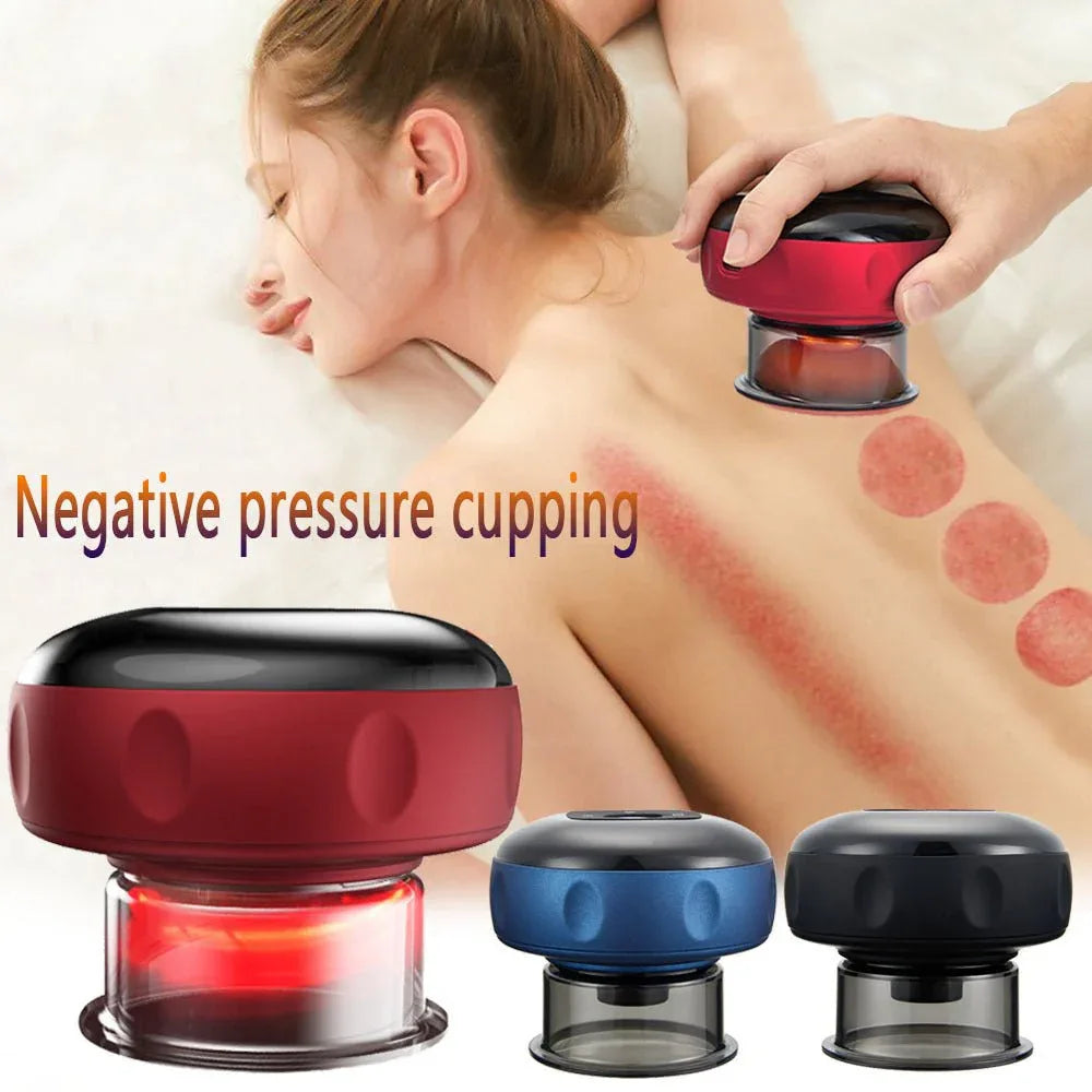 Electric Cupping Massager Set for Cellulite Therapy & Fat Burning