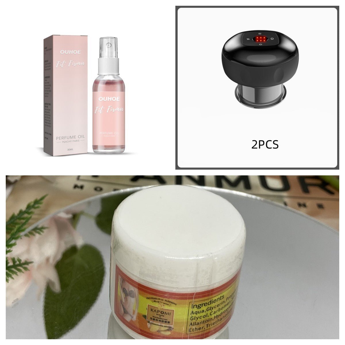 Electric Cupping Massager Set for Cellulite Therapy & Fat Burning - Zentelle Beauty