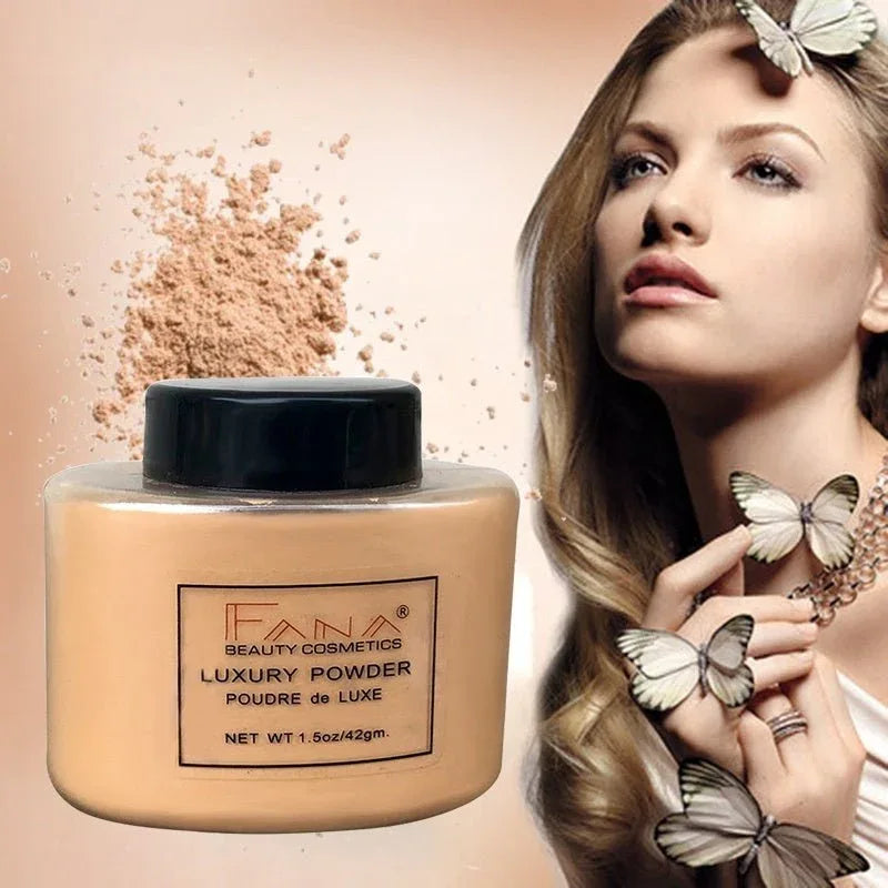 Oil Control Matte Foundation Powder - Banana Translucent Makeup Base - Zentelle Beauty