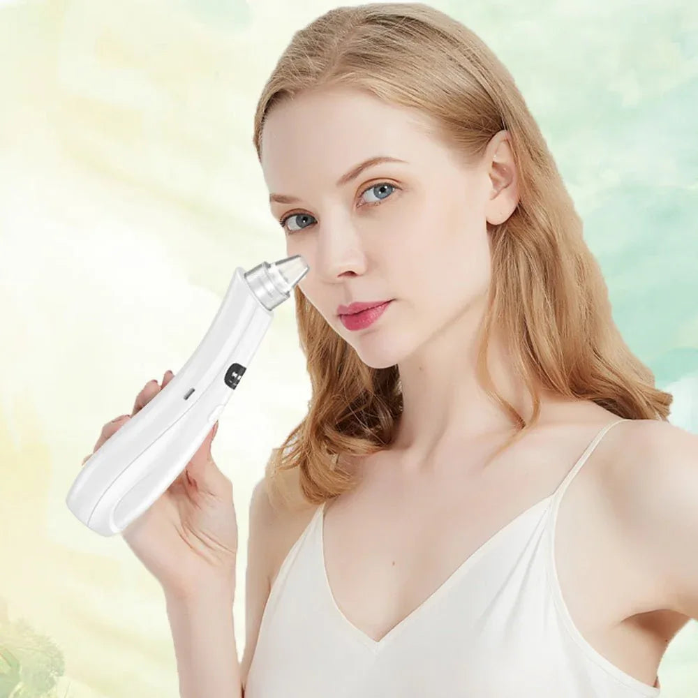 Blackhead Vacuum Extractor Machine - Facial Acne Cleaner - Zentelle Beauty