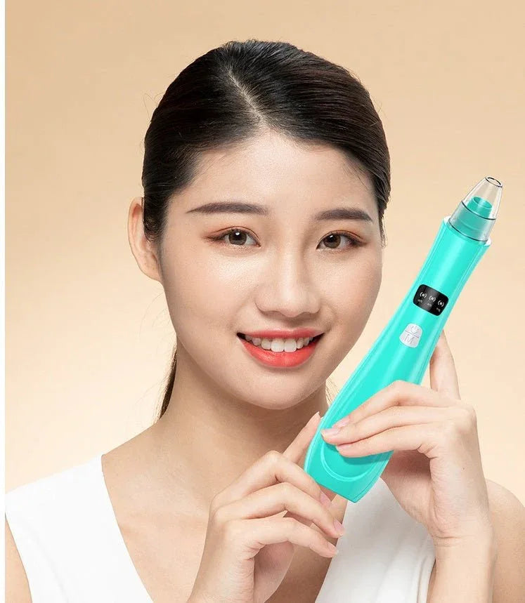 Blackhead Vacuum Extractor Machine - Facial Acne Cleaner - Zentelle Beauty