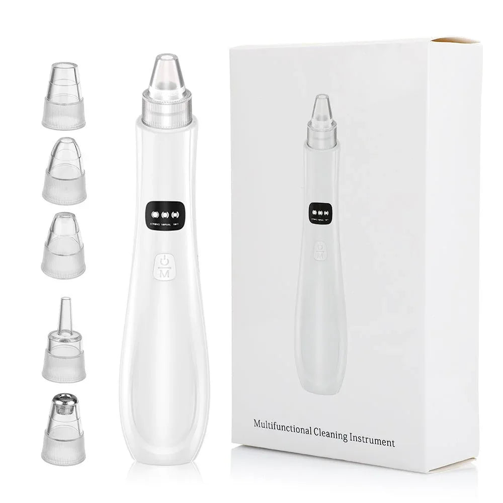 Blackhead Vacuum Extractor Machine - Facial Acne Cleaner - Zentelle Beauty
