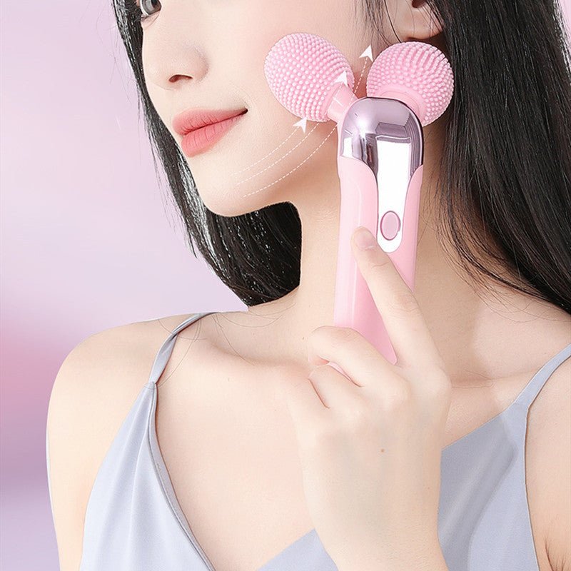Facial Cleansing And Face Slimming Roller Vibration Facial Beauty - Zentelle Beauty