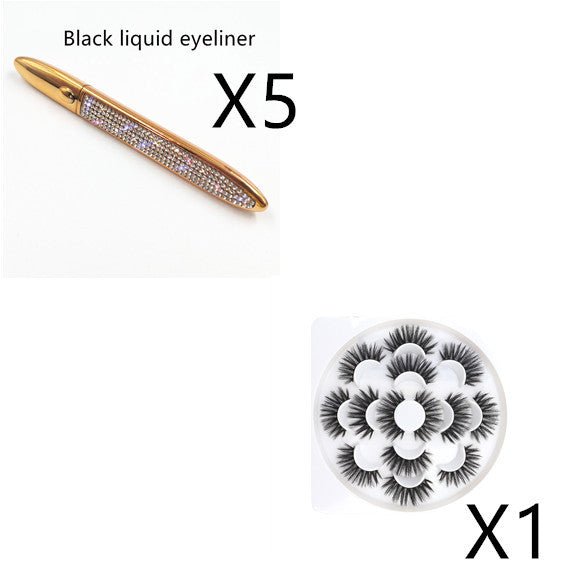 False Eyelashes Self - adhesive Eyeliner Multicolor - Zentelle Beauty