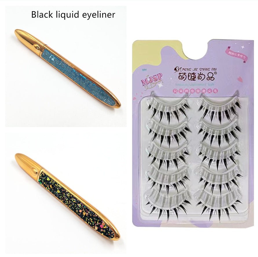 False Eyelashes Self - adhesive Eyeliner Multicolor - Zentelle Beauty