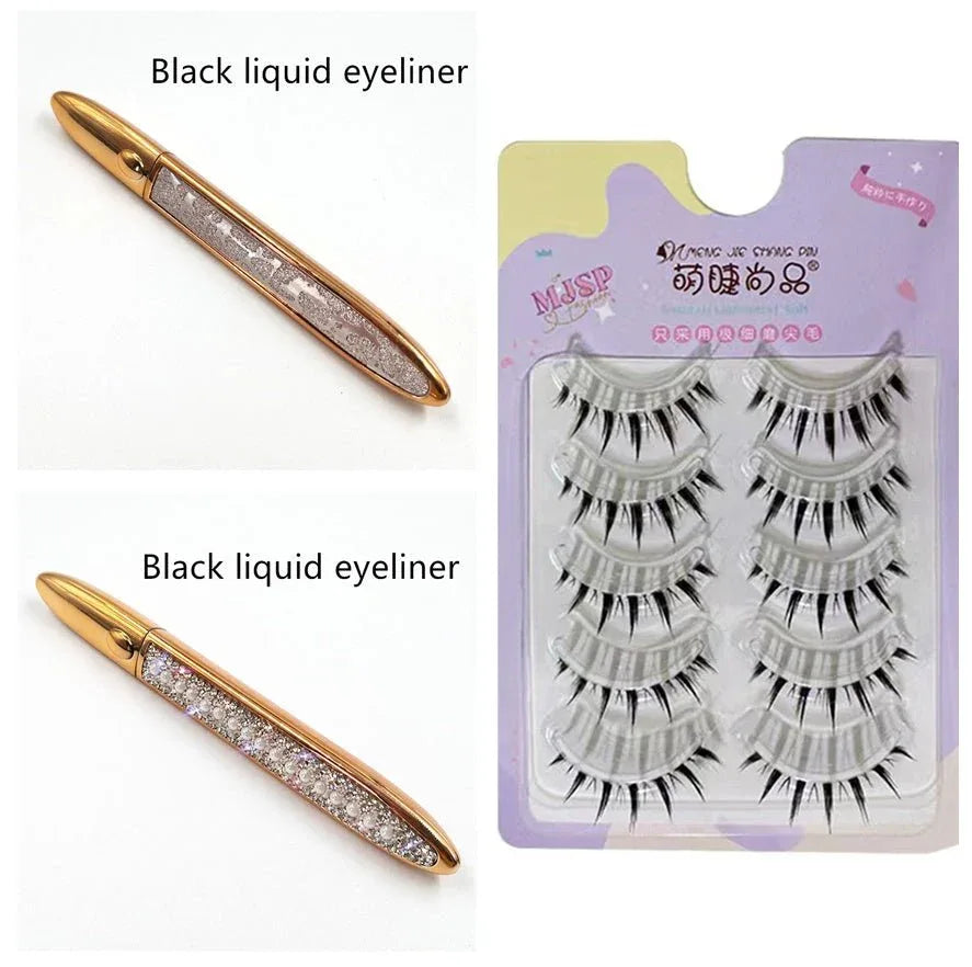 False Eyelashes Self-adhesive Eyeliner Multicolor - Zentelle Beauty