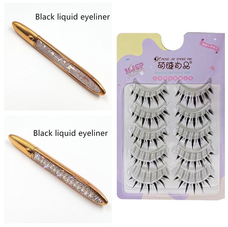 False Eyelashes Self - adhesive Eyeliner Multicolor - Zentelle Beauty