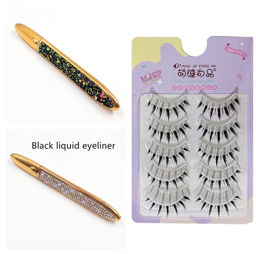 False Eyelashes Self - adhesive Eyeliner Multicolor - Zentelle Beauty