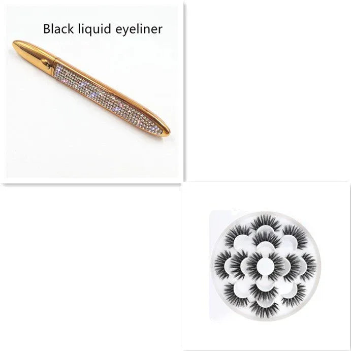 False Eyelashes Self-adhesive Eyeliner Multicolor - Zentelle Beauty