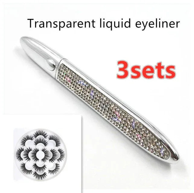 False Eyelashes Self-adhesive Eyeliner Multicolor - Zentelle Beauty
