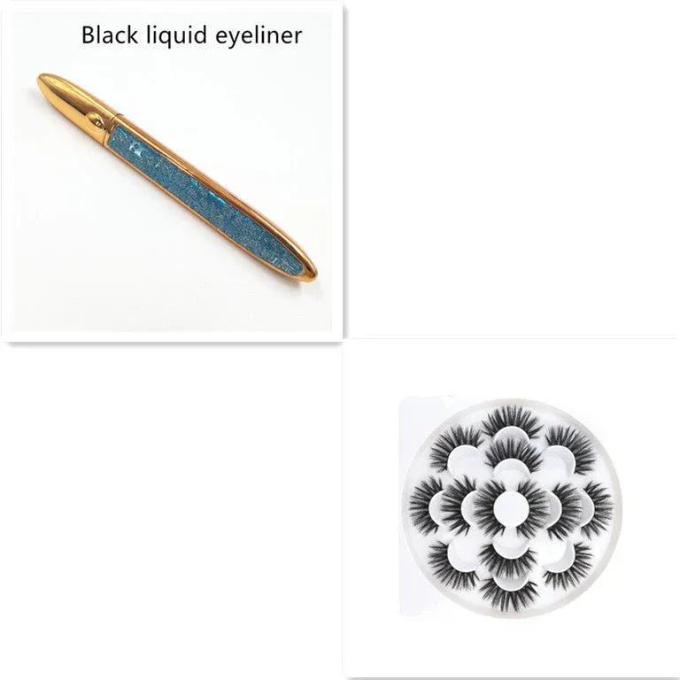 False Eyelashes Self-adhesive Eyeliner Multicolor - Zentelle Beauty