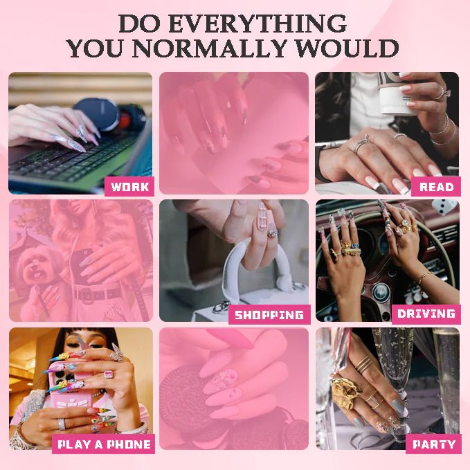 GGDDSHA Nails 10pcs Handmade Press On Nails - GlitterGold Diamond Extra Long Stiletto Reusable Gel UV FinishedFalse Nails, Designer Fashion 3D Hand - painted Nails ,Diamond Zebra - Zentelle Beauty