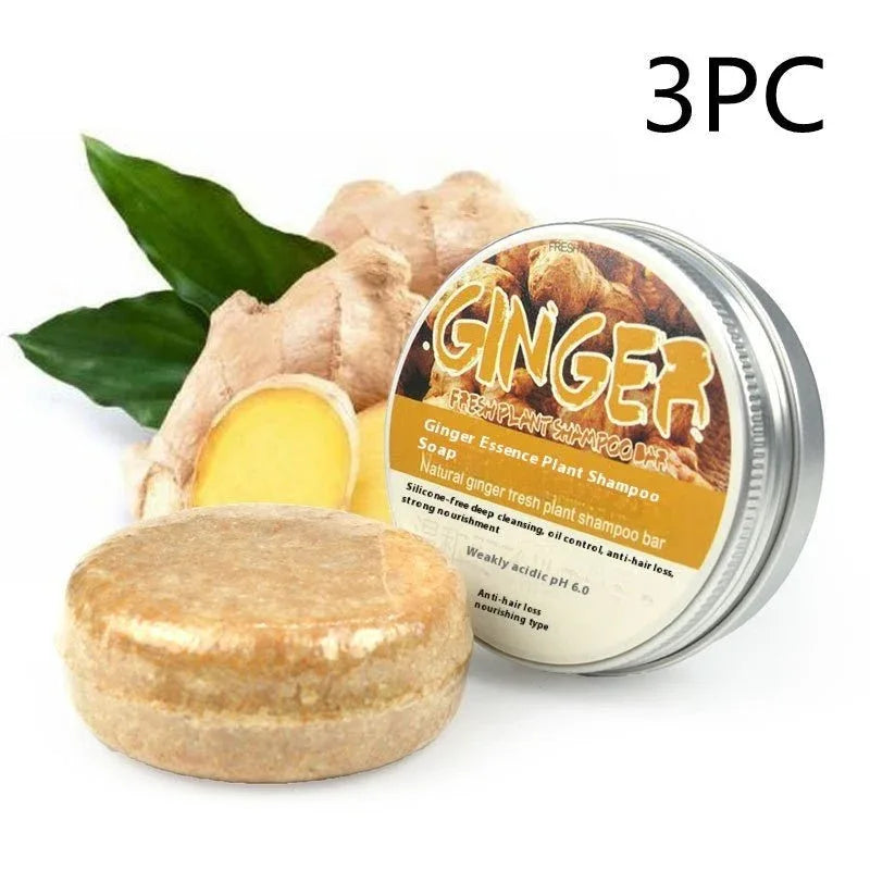 Ginger Skin Care Combo: Shampoo, Conditioner, Oil & Soap - Zentelle Beauty