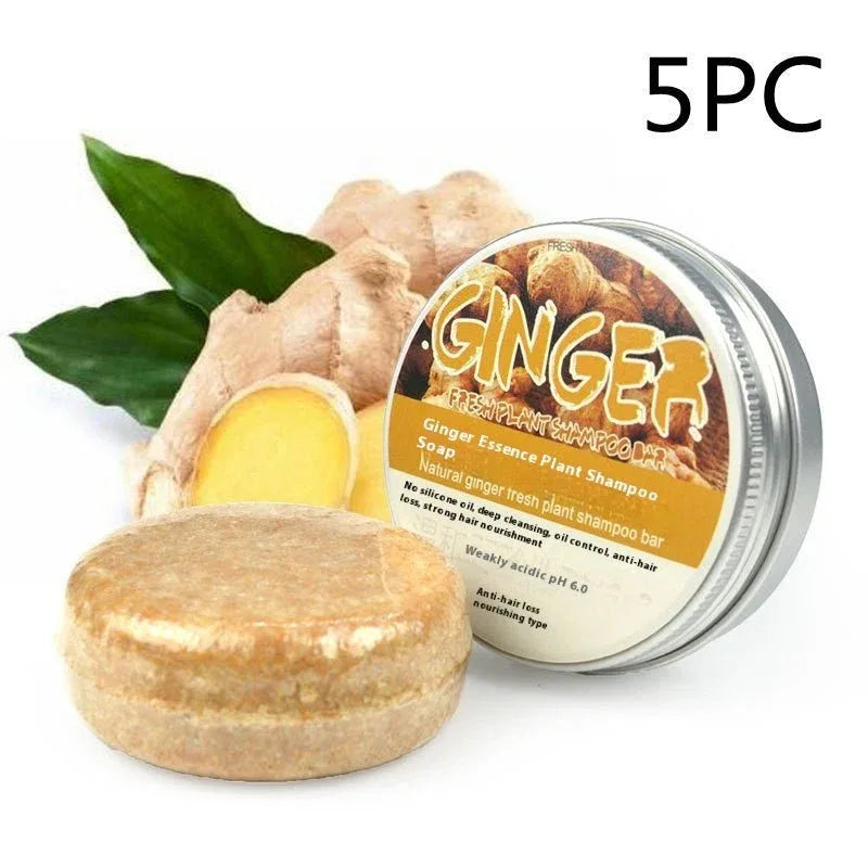 Ginger Skin Care Combo: Shampoo, Conditioner, Oil & Soap - Zentelle Beauty