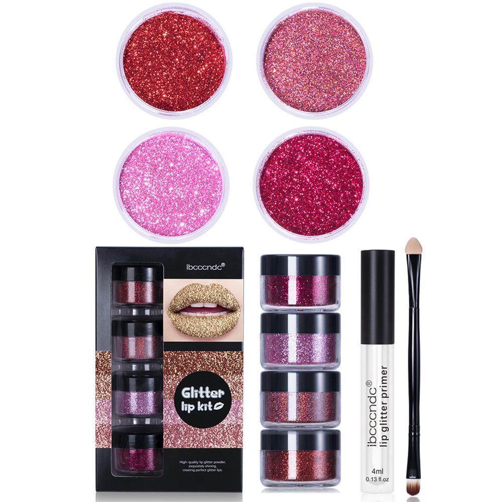 DIY Glitter Lip Gloss Kit for Long Lasting Shiny Lips - Zentelle Beauty
