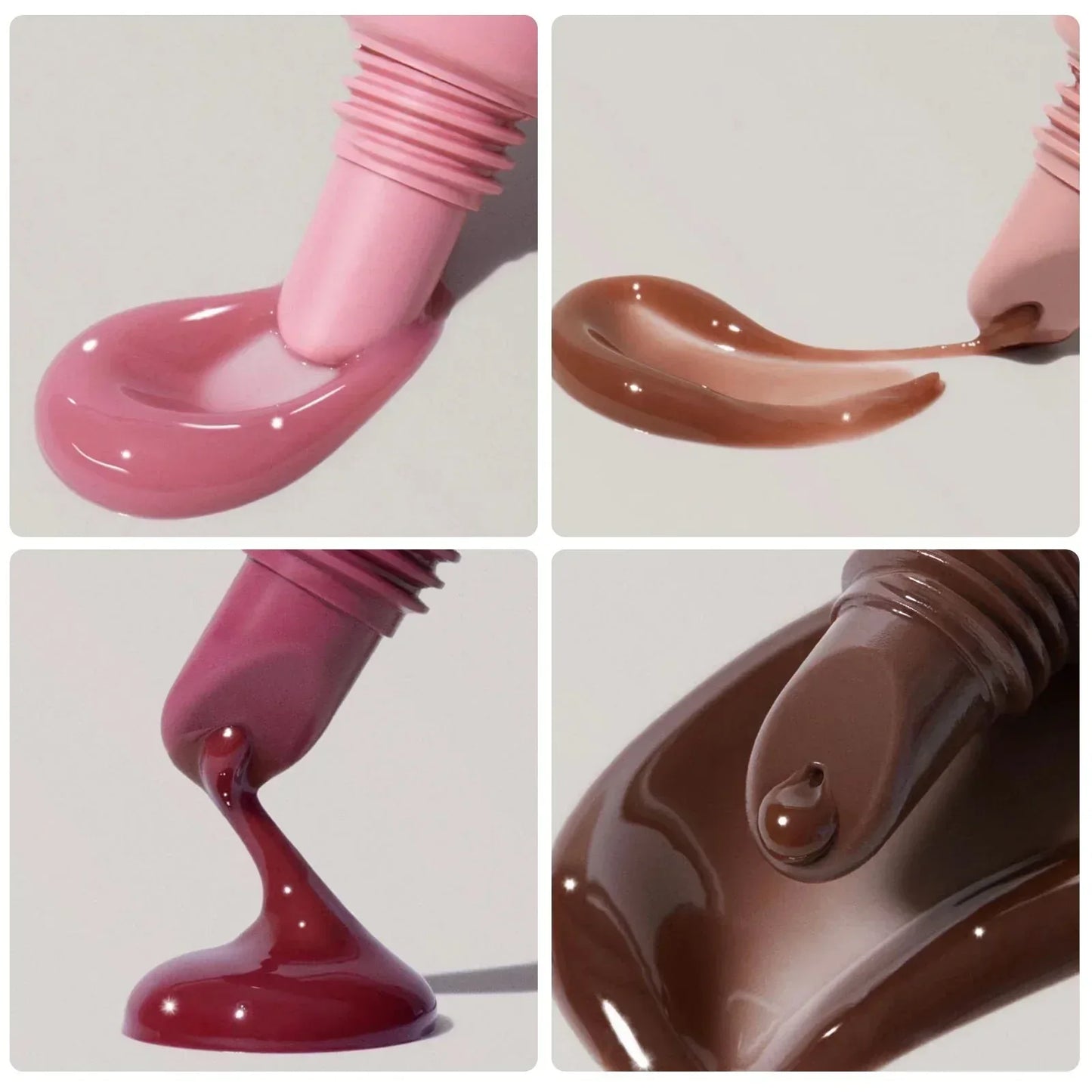 Waterproof Tea Red Lip Gloss - Long Lasting Korean Makeup - Zentelle Beauty