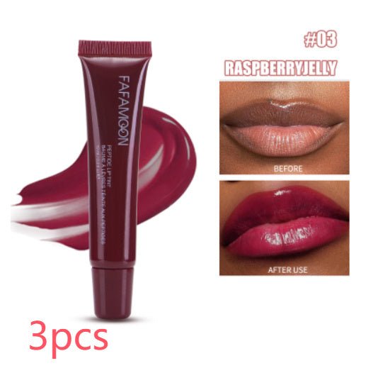 Waterproof Tea Red Lip Gloss - Long Lasting Korean Makeup - Zentelle Beauty