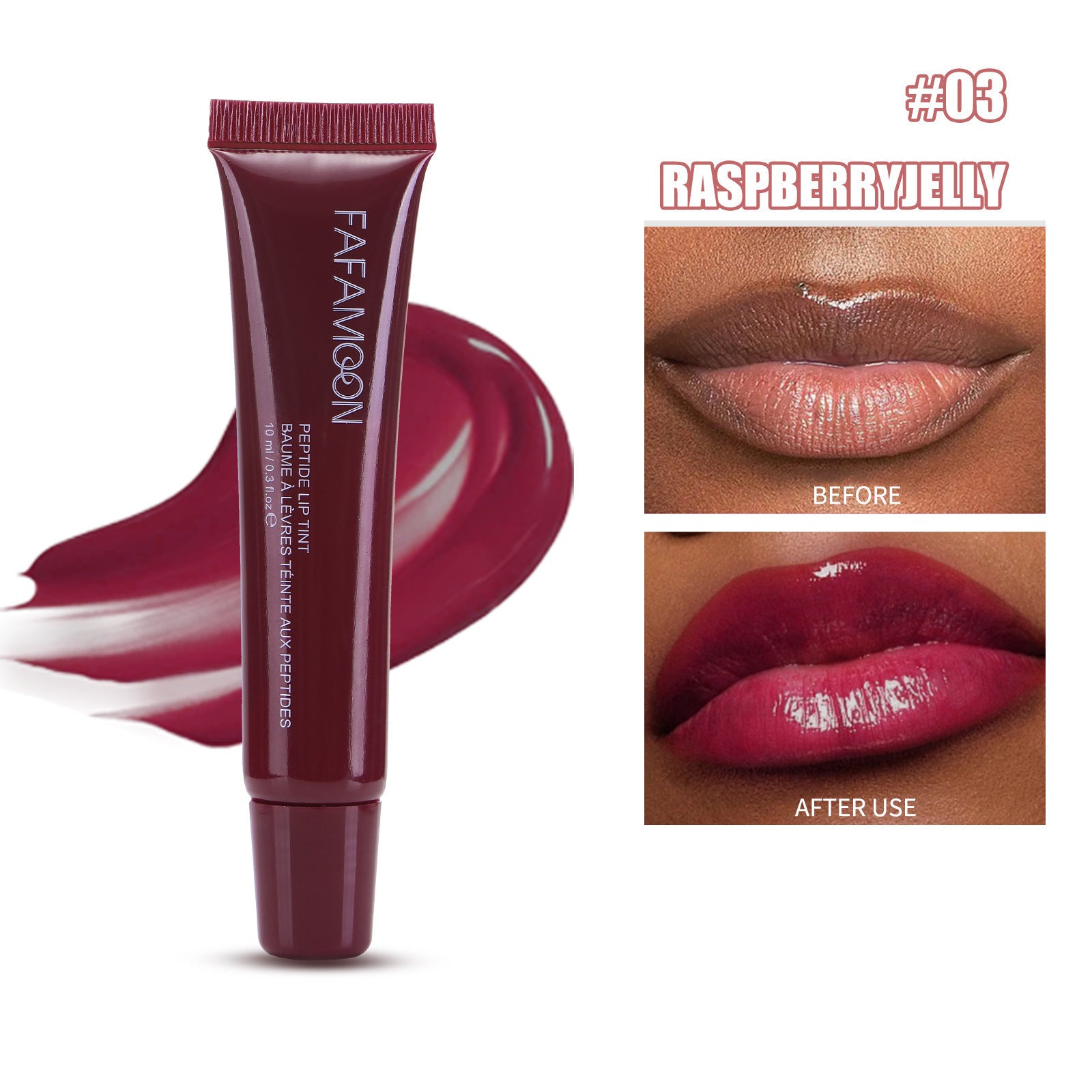 Waterproof Tea Red Lip Gloss - Long Lasting Korean Makeup - Zentelle Beauty
