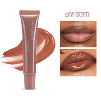 Waterproof Tea Red Lip Gloss - Long Lasting Korean Makeup - Zentelle Beauty