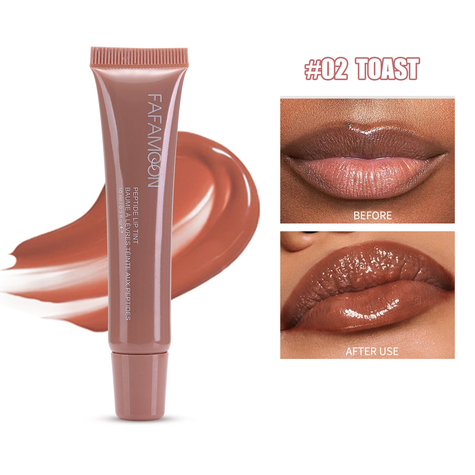 Waterproof Tea Red Lip Gloss - Long Lasting Korean Makeup - Zentelle Beauty