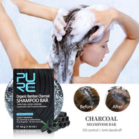 Hand - Extracted Soap Shampoo Bamboo Charcoal Shampoo Soap - Zentelle Beauty