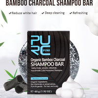 Hand - Extracted Soap Shampoo Bamboo Charcoal Shampoo Soap - Zentelle Beauty