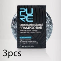 Hand - Extracted Soap Shampoo Bamboo Charcoal Shampoo Soap - Zentelle Beauty