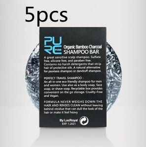 Hand - Extracted Soap Shampoo Bamboo Charcoal Shampoo Soap - Zentelle Beauty